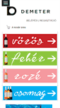 Mobile Screenshot of demeterpinceszet.hu